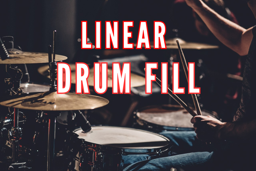 linear drum fill, drums, drum lesson, bateria, clases de nateria